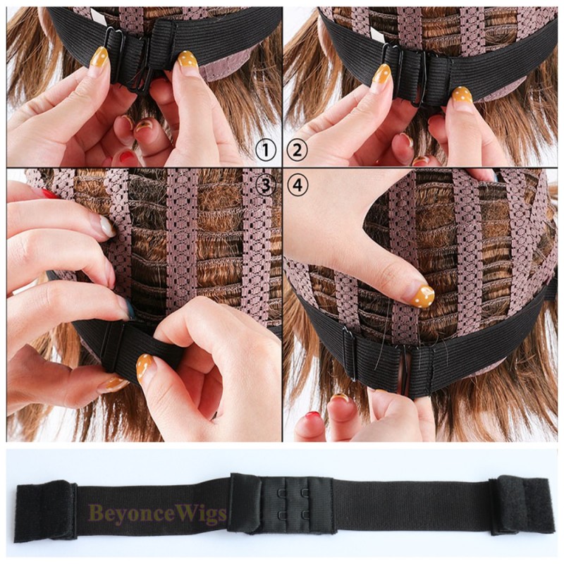 ADJUSTABLE REMOVABLE EXTRA ELASTIC BAND FOR LACE WIGS GLUELESS INSTALLATION