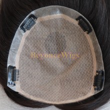 SILK TOP TOPPER PU AROUND HAIR TOPPER--BYC802