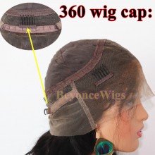 Ready to wear Bang curly 360 frontal wig - BYC335