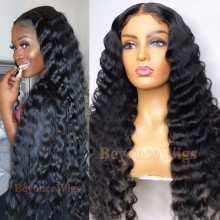 brazilian virgin loose curl Pre-made pre-plucked fake scalp wig--BYC106
