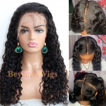 Brazilian human hair wet wave full lace silk top wig--BYC232