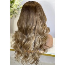 10A grade blonde luxury wave13*6 HD lace frontal  wig--WH002