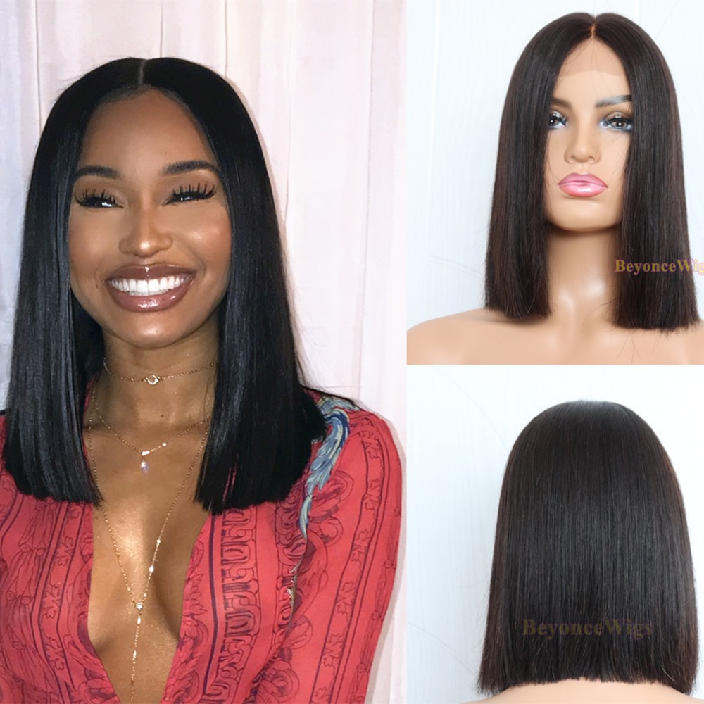 100% honest review on our 2*4 lace closure blunt cut bob wig